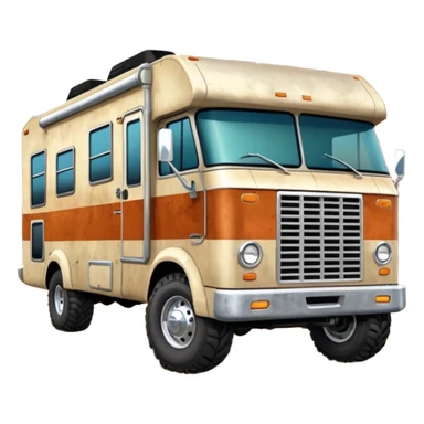 Aerodynamic Streamlined hillbilly styled motor home rv off-roading rock-climbing 4x4 desert Winnebago party monster truck  sticker