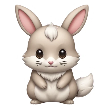 Cinccino-fusion sticker