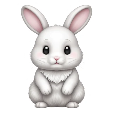 cute bunny rabbit saying buenas noches sticker