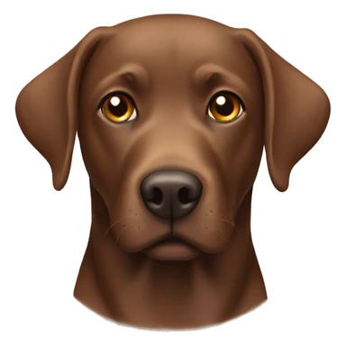 Brown Labrador Dog sticker