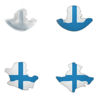 Galician flag sticker