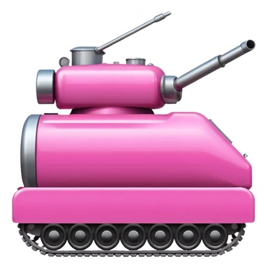 Pink tank sticker