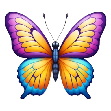 Butterfly sticker