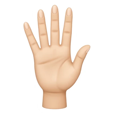 Please create a 3D emoji that shows the number 1 using fingers. I’d like it to resemble the iPhone emoji style! sticker