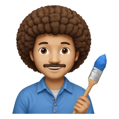 bob ross sticker