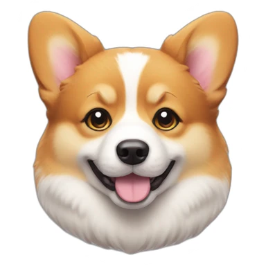 cute-chubby-fluffy-corgi sticker