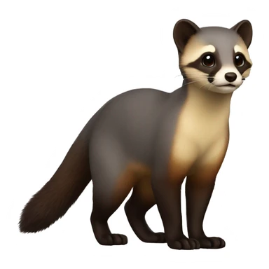 walking marten sticker