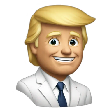 Trump qui fait un doigt d’honneur sticker