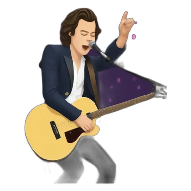 harry styles in concert sticker