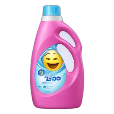 bottle of laundry detergent sticker