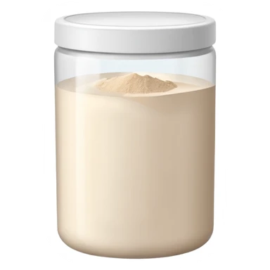 pot of protein powder sticker