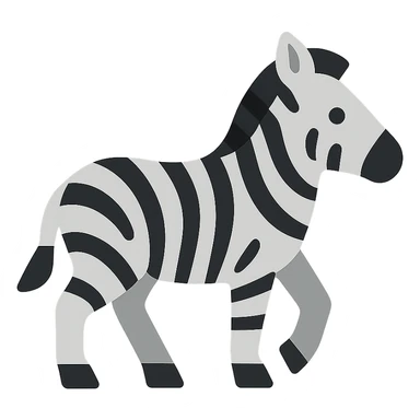 Zebra sticker