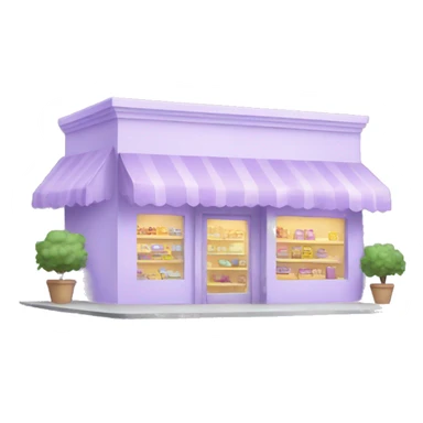 Pastel purple store sticker