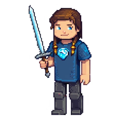Garetr Garrison from Minecraft movie sticker