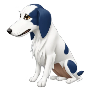 daihatsu dark blue atrai and white saluki sticker