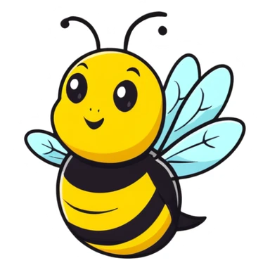 bumble bee sticker