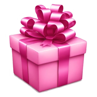 Pink christmas gifts sticker
