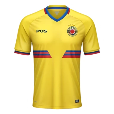 Colombia World Cup jersey sticker
