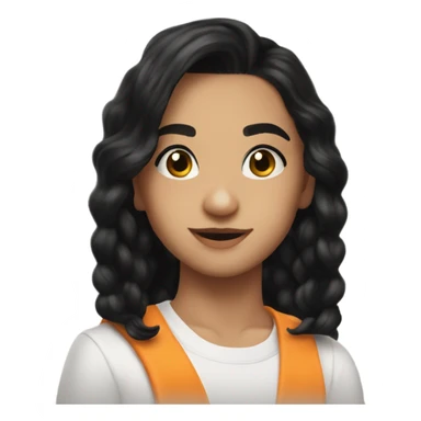 Mikey Madison actress black hair sticker