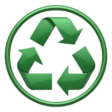 recycle icon sticker