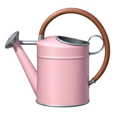 watering can pastel pink  sticker