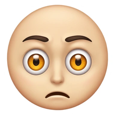 Aggressive eye roll sticker