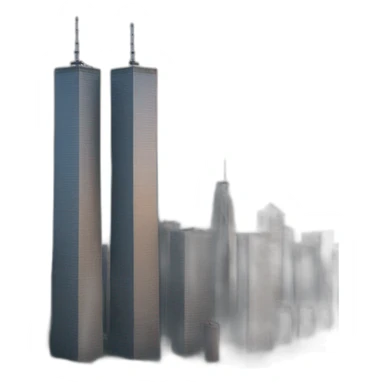 Twin tower sticker