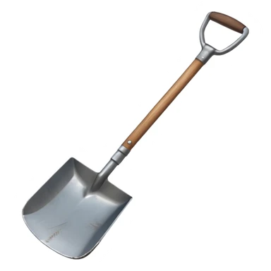 a short shovel sticker