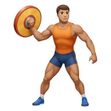 Discus Thrower sticker