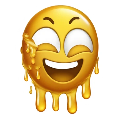 Emoji vomiting honey sticker