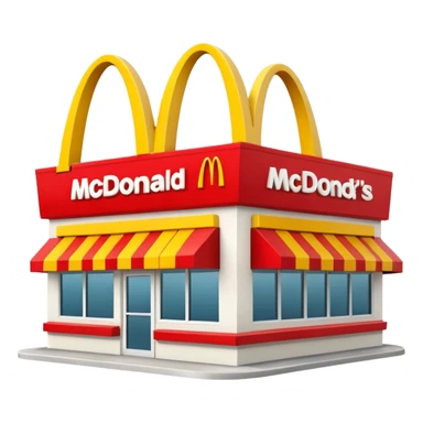 mcdonald sticker
