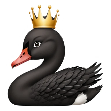 black swan coroa sticker