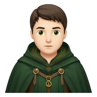 man hunter, simple, clear expression sticker