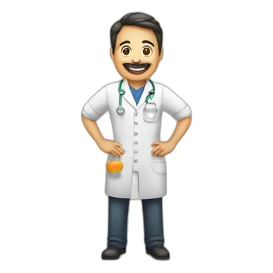 nutricionista preocupado sticker