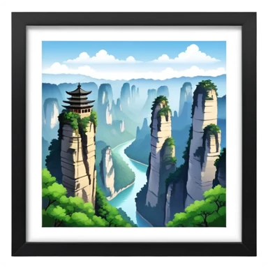 Zhangjiajie sticker