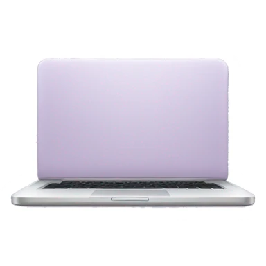 light purple laptop  sticker
