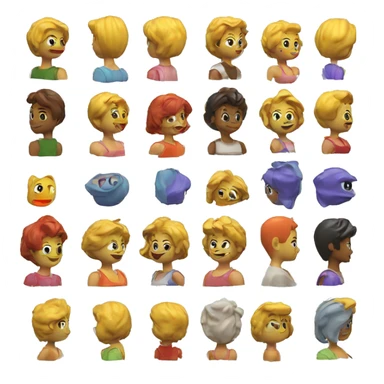 3d digitally rendered  low quality retro 90s render sticker