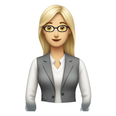 English teacher women sticker