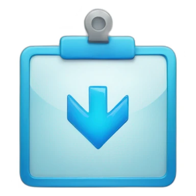 blue verification badge with a checkmark inside it sticker