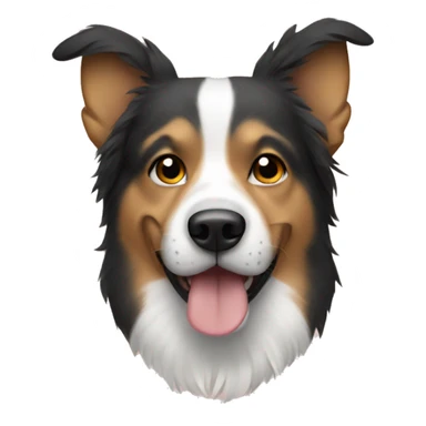 Dog wearing a tank top  sticker