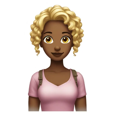 pretty cool amazing girl sticker