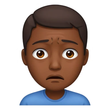 Crying in annoyance sticker