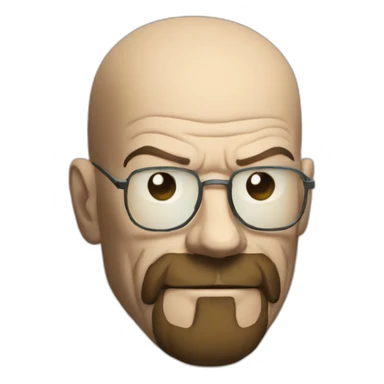 Walter white playing 8ball sticker