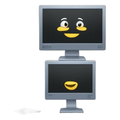 Triple monitor pc sticker