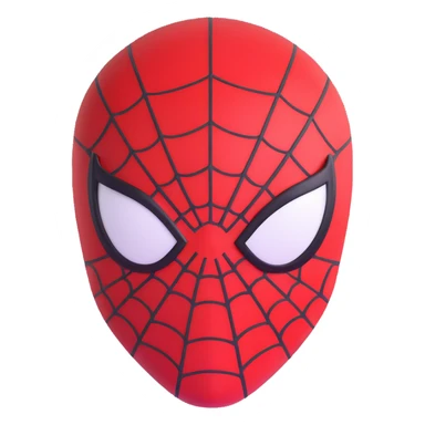 Spider-Man face sticker