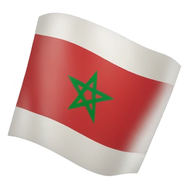 Morocco flag sticker