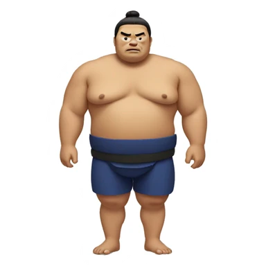 sumo wrestler sticker