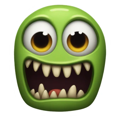 Scary Sinister Monster sticker