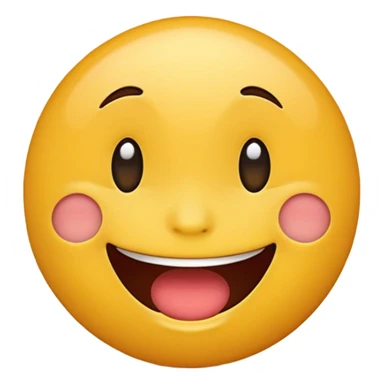 Funny face yellow emoji  sticker
