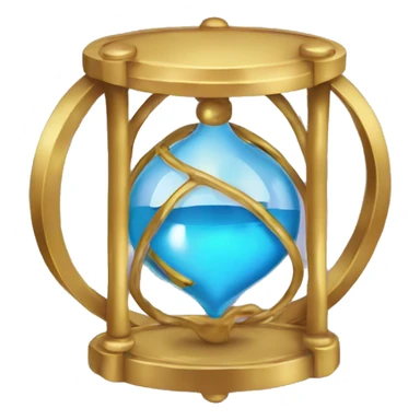 Time turner with a hourglass heart sticker
